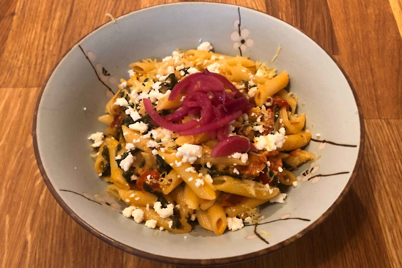 Spinat Feta Penne